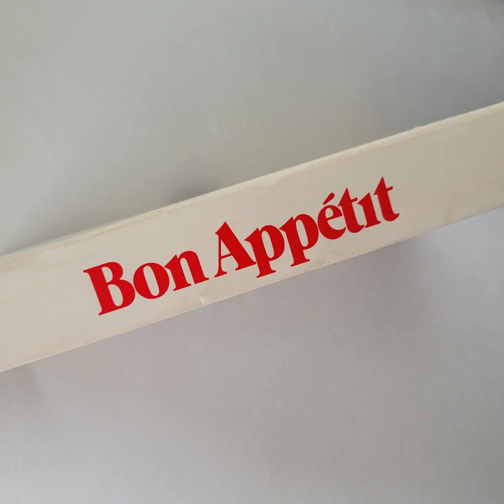 Bon Appétit Kitchen Collection Cookbook Set ~ 1983 ~ Fun Retro Set ~ GUC
